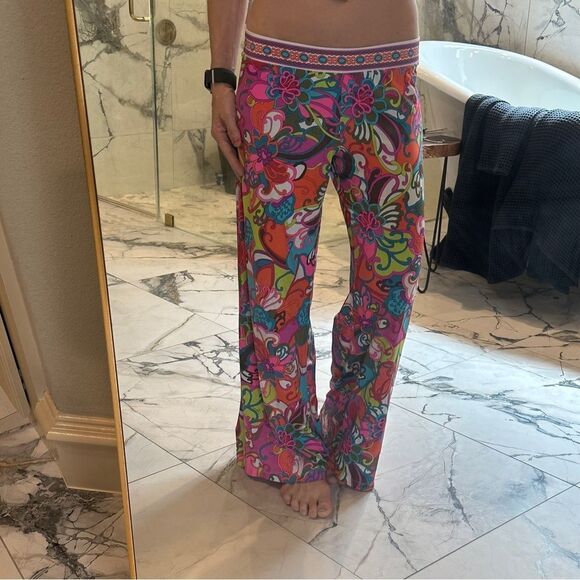 Trina Turk | Size Small | printed swim suit coverup pants - Picture 1 of 8